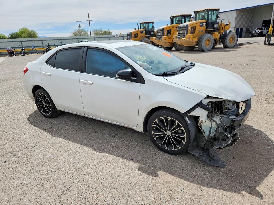 2014 Toyota Corolla VIN 5YFBURHE0EP114420 COPART salvage auction — FRONT END, Az - Cert Of Title - Salvage, sold $2,850 on 2026-07-06 (photo 4)