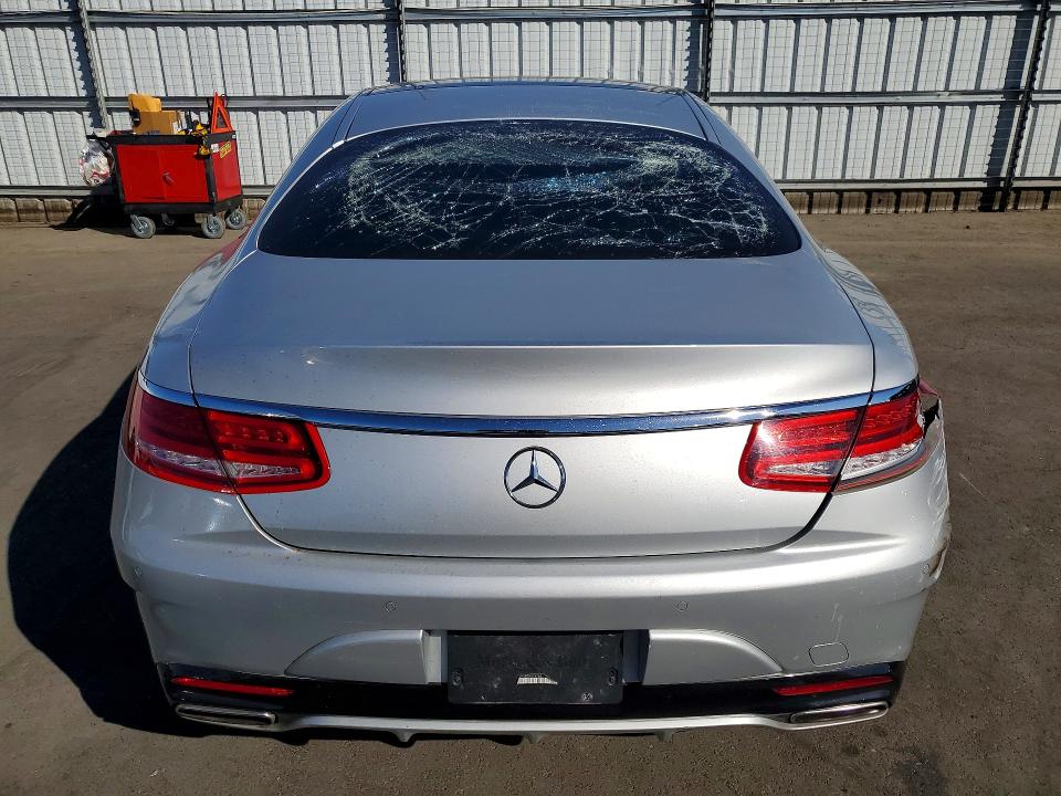 2016 Mercedes-benz S-klasse VIN WDDXJ8FBXGA014968 COPART salvage auction — REAR END, Ca - Salvage Certificate, sold $7,400 on 2026-07-27 (photo 6)