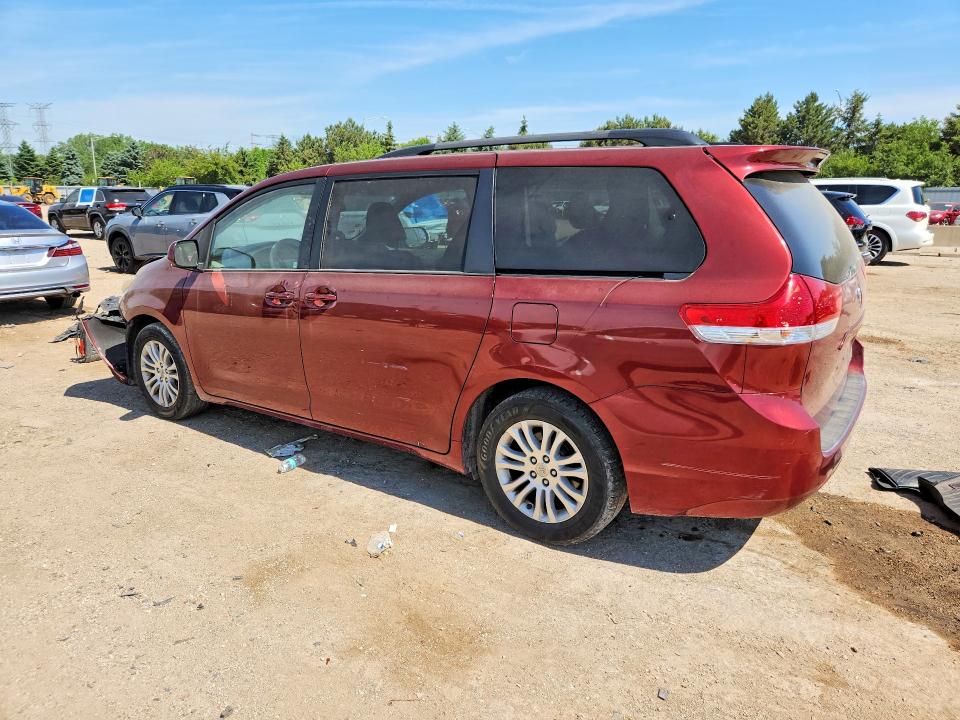 2014 Toyota VIN 5TDYK3DC6ES526494 COPART salvage auction — FRONT END, IL - SALVAGE CERTIFICATE, sold $1,550 on 2026-07-09 (photo 2)