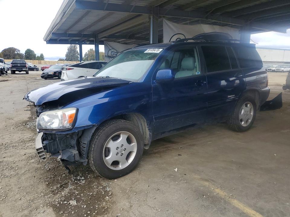 2006 Toyota Highlander VIN JTEEP21A860174035 COPART salvage auction — NORMAL WEAR, Ca - Dis/Dlr/Exp Only Clean Title, sold $650 on 2026-07-07 (photo 1)