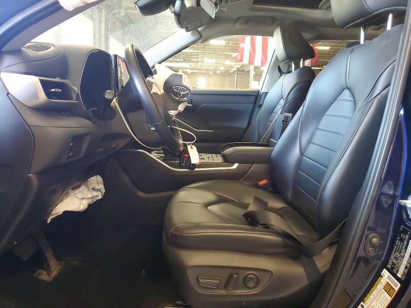 2021 Toyota Highlander VIN 5TDGZRBH1MS539726 COPART salvage auction — FRONT END, Mn - Cert Of Title-Salvage, sold $13,300 on 2026-07-07 (photo 7)