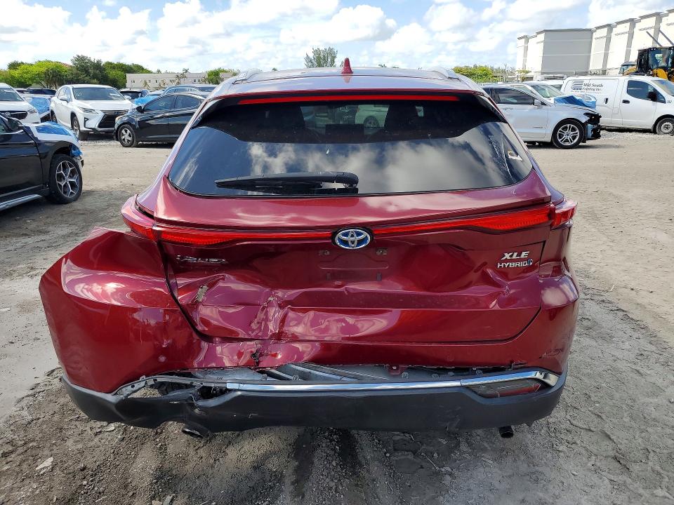 2021 Toyota Venza VIN JTEAAAAHXMJ048886 COPART salvage auction — REAR END, Fl - Certificate Of Destruction, sold $6,900 on 2026-07-17 (photo 6)