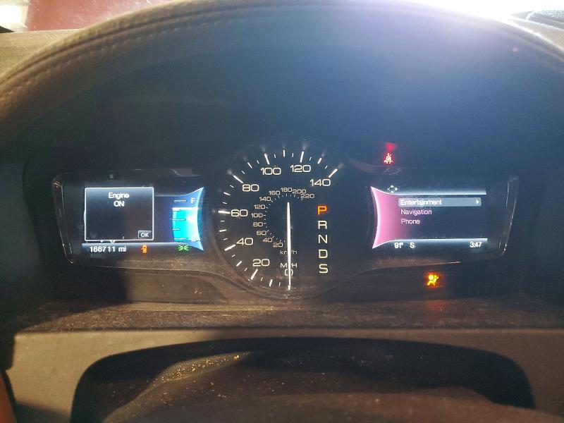 2014 Lincoln Mkx VIN 2LMDJ8JK8EBL09377 COPART salvage auction — FRONT END, IA - CERT OF TITLE-SALVAGE TITLE, sold $450 on 2026-07-08 (photo 9)