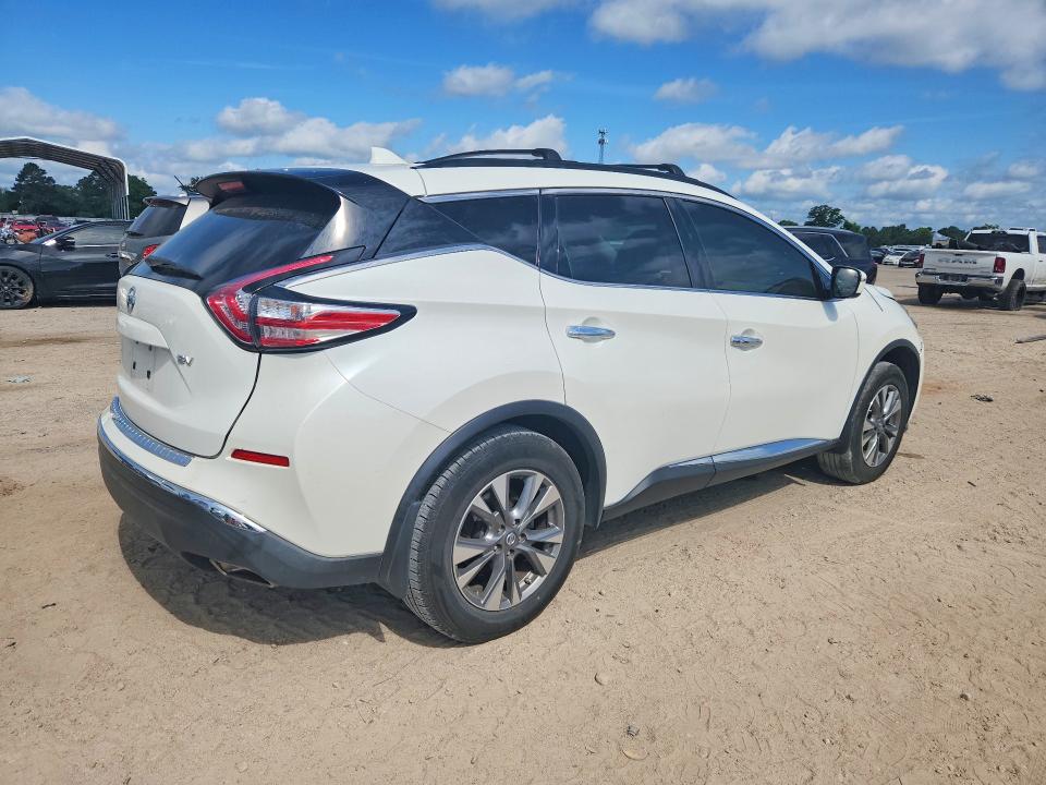 2018 Nissan Murano VIN 5N1AZ2MG0JN161638 COPART salvage auction — FRONT END, Al - Cert Of Title-Salvage Title, sold $1,600 on 2026-07-02 (photo 3)
