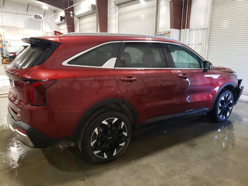 2025 Kia Sorento VIN 5XYRHDJFXSG400736 COPART salvage auction — FRONT END, Mn - Cert Of Title-Salvage, sold $14,200 on 2026-07-06 (photo 3)