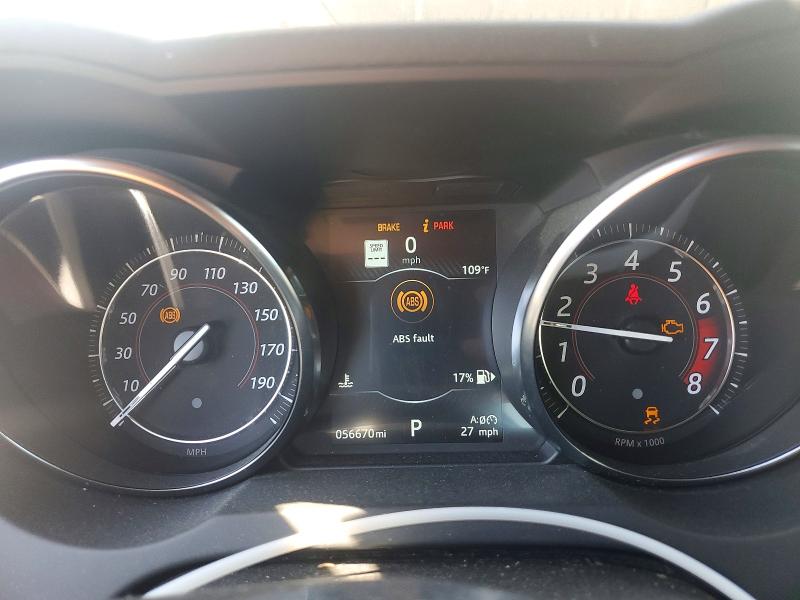 2019 Jaguar F-type VIN SAJDD1GX3KCK62337 COPART salvage auction — FRONT END, CA - SALVAGE CERTIFICATE, sold $8,700 on 2026-07-18 (photo 9)