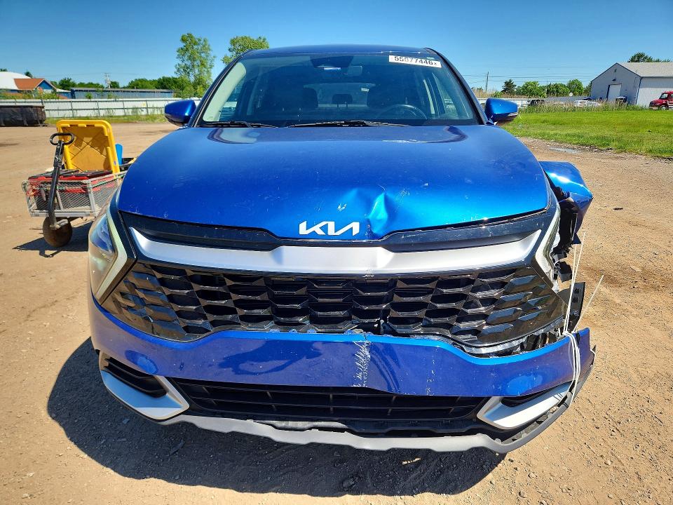 2023 Kia Sportage VIN 5XYK33AF4PG043278 COPART salvage auction — FRONT END, Oh - Cert Of Title-Salvage, sold $6,300 on 2026-07-13 (photo 5)