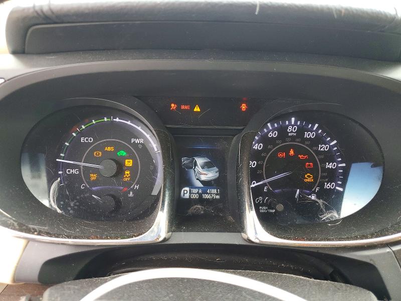 2014 Toyota Avalon hybrid VIN 4T1BD1EB3EU023751 COPART salvage auction — FRONT END, AL - CERT OF TITLE-SALVAGE TITLE, sold $950 on 2026-07-02 (photo 9)