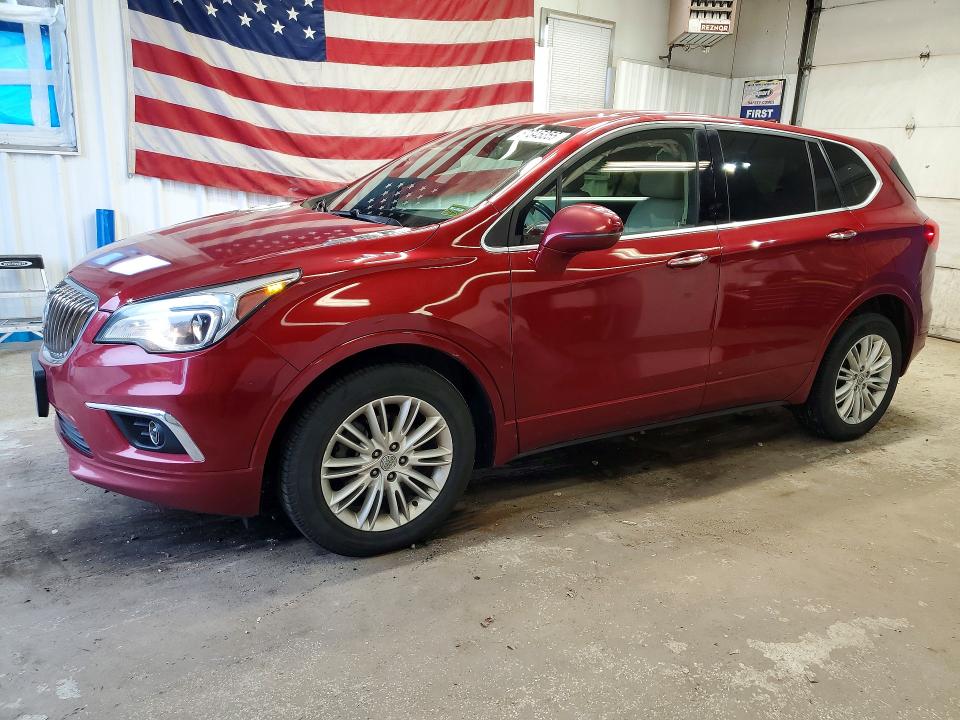 2018 Buick Envision VIN LRBFXCSA0JD004765 COPART salvage auction — FRONT END, Me - Cert Of Title-Salvage Collisio, sold $90 on 2026-07-23 (photo 1)