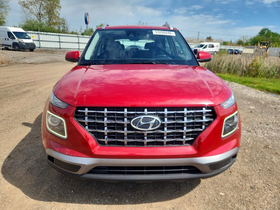 2021 Hyundai Venue VIN KMHRC8A39MU099739 COPART salvage auction — HAIL, Oh - Cert Of Title-Salvage, sold $3,500 on 2026-07-13 (photo 5)