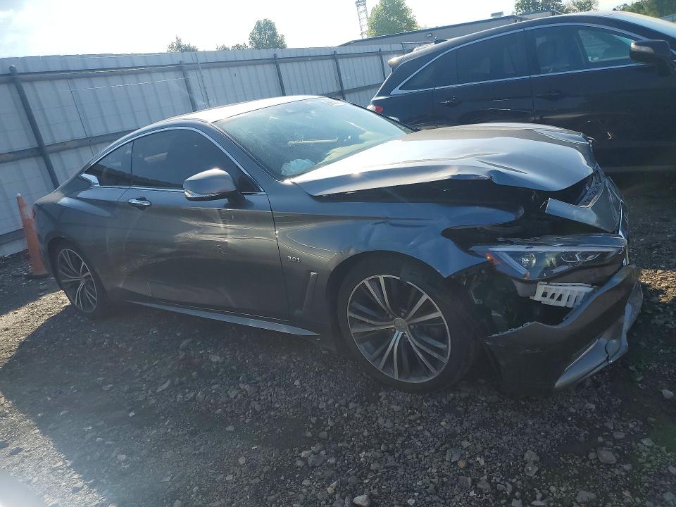 2019 Infiniti Q60 VIN JN1EV7EL9KM291244 COPART salvage auction — FRONT END, Md - Cert Of Salvage > 75% Damage, sold $2,550 on 2026-07-27 (photo 4)