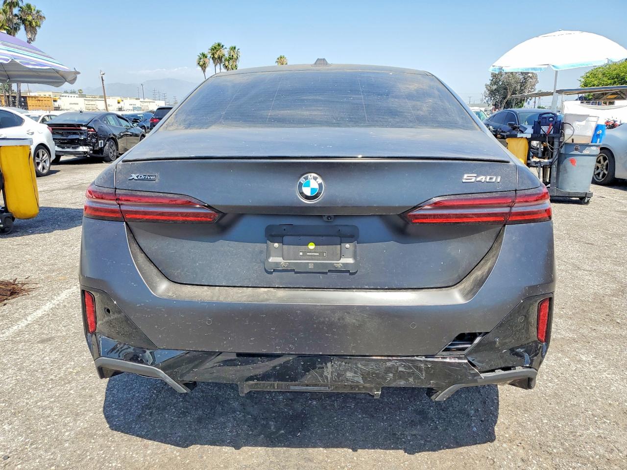 2026 BMW 5 Series VIN WBA63FJ07TCV92046 COPART salvage auction — Front End, ID - SALVAGE CERTIFICATE OF TITLE, sold $24,200 on 2026-08-14 (photo 6)