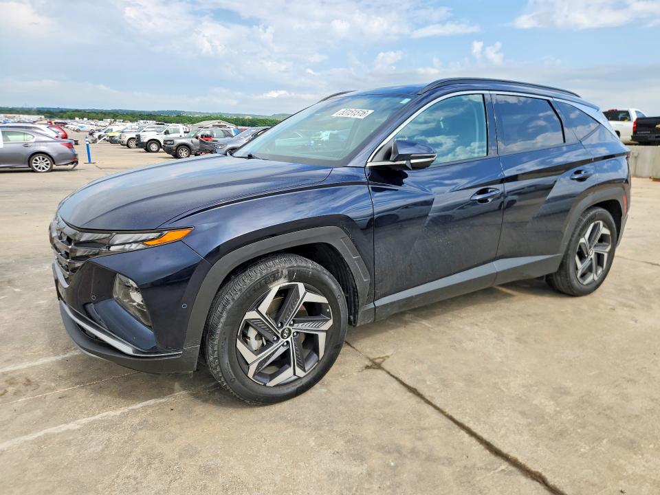 2023 Hyundai Tucson VIN KM8JECA1XPU098337 COPART salvage auction — SIDE, Tx - Salvage Vehicle Title, sold $13,600 on 2026-07-09 (photo 1)