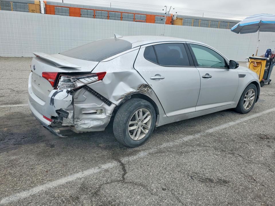 2012 Kia Optima VIN KNAGM4A71C5277377 COPART salvage auction — REAR END, Id - Salvage Certificate Of Title, sold $675 on 2026-07-31 (photo 3)