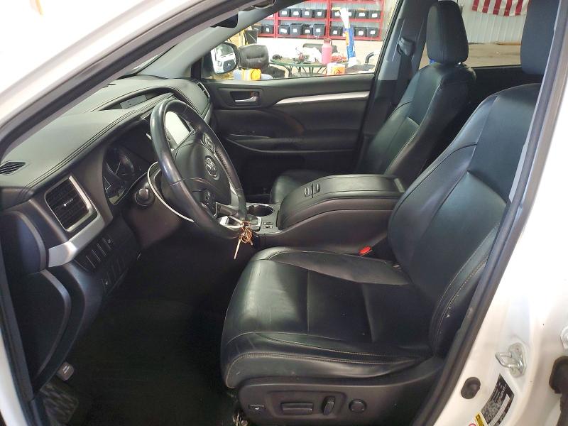 2015 Toyota Highlander VIN 5TDJKRFH3FS131705 COPART salvage auction — FRONT END, Mn - Cert Of Title-Salvage, sold $325 on 2026-07-21 (photo 7)
