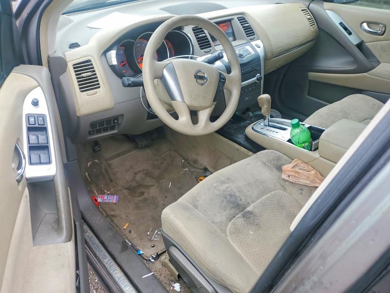 2009 Nissan Murano VIN JN8AZ18U49W011282 COPART salvage auction — FRONT END, Al - Cert Of Title-Salvage Title, sold $325 on 2026-07-09 (photo 8)