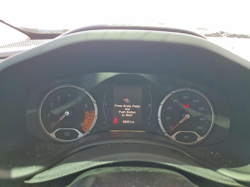 2017 Jeep Renegade VIN ZACCJAAB1HPE45109 COPART salvage auction — FRONT END, HI - CERTIFICATE OF SALVAGE, sold $2 on 2026-08-17 (photo 9)