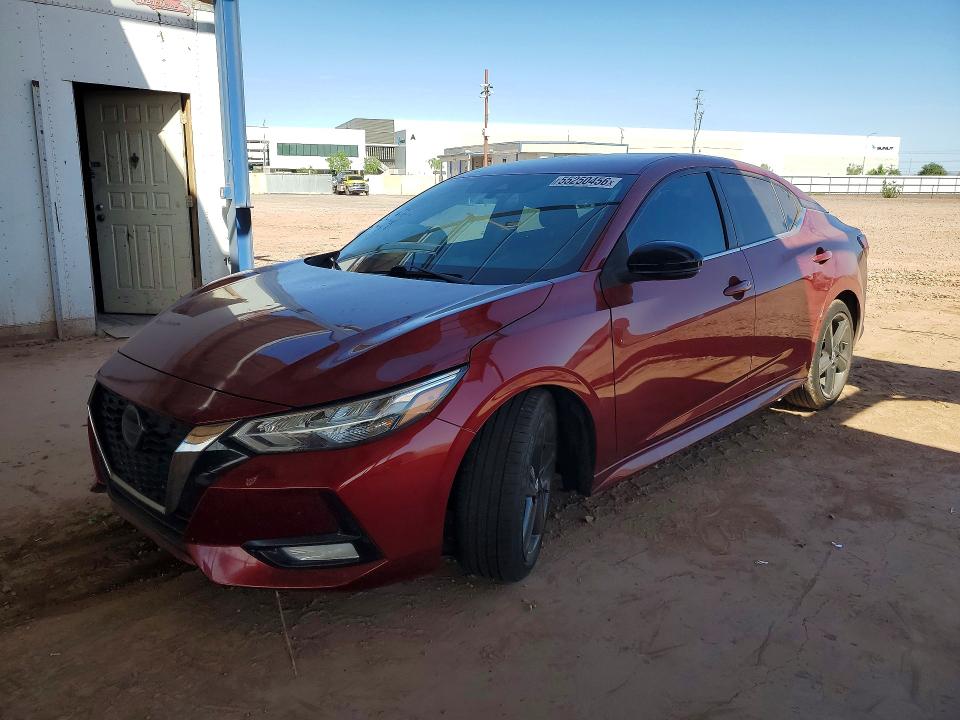 2021 Nissan Sentra VIN 3N1AB8DV6MY248089 COPART salvage auction — FRONT END, AZ - CERT OF TITLE - SALVAGE, sold $3,000 on 2026-07-02 (photo 1)