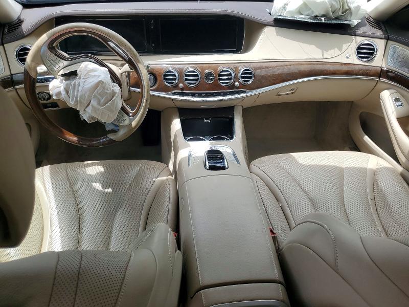 2016 Mercedes-benz S-klasse VIN WDDUG8FB1GA215692 COPART salvage auction — FRONT END, Ga - Cert Of Title-Salvage, sold $4,250 on 2026-07-10 (photo 8)