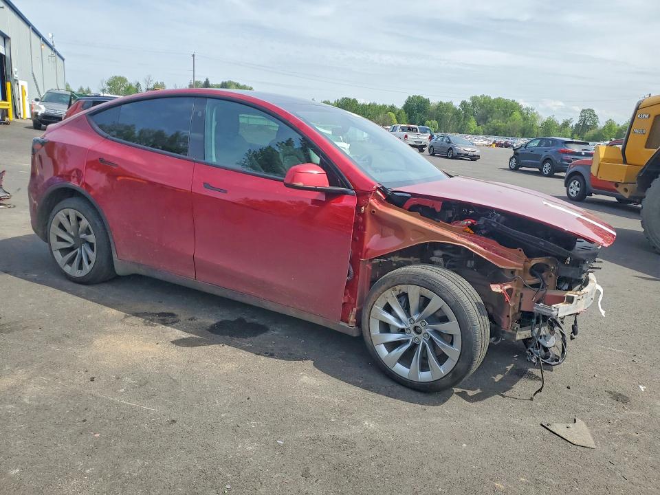 2026 Tesla Model y VIN 7SAYGDEE1TF331446 COPART salvage auction — FRONT END, Or - Salvage Title Certificate, sold $20,200 on 2026-07-06 (photo 4)