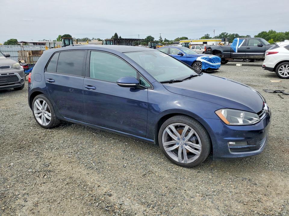 2015 Volkswagen Golf VIN 3VW2A7AU4FM082530 COPART salvage auction — MINOR DENT/SCRATCHES, Ca - Salvage Certificate, sold $2,650 on 2026-07-02 (photo 4)