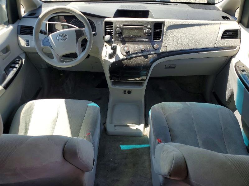 2012 Toyota Sienna VIN 5TDZK3DC3CS199988 COPART salvage auction — SIDE, Ca - Salvage Certificate, sold $2,250 on 2026-07-07 (photo 8)