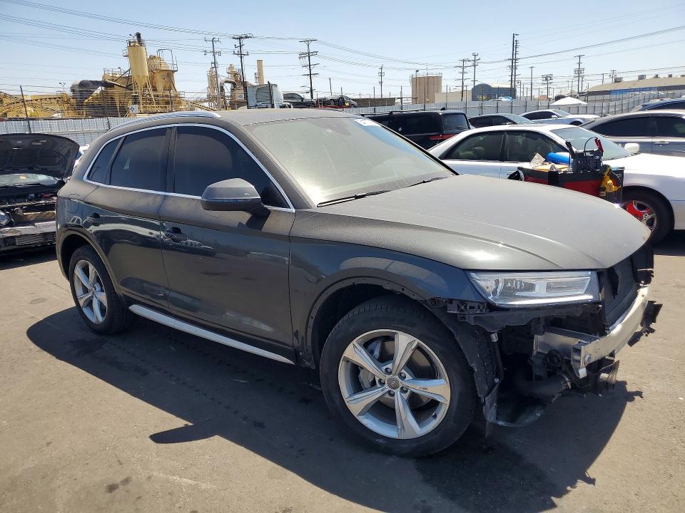 2020 Audi Q5 VIN WA1ANAFY8L2048597 COPART salvage auction — FRONT END, Ca - Salvage Certificate, sold $8,200 on 2026-07-06 (photo 4)