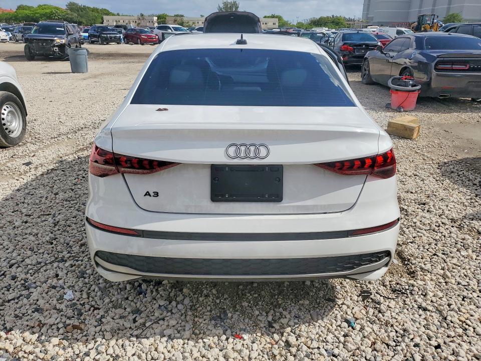 2025 Audi A3 VIN WAUGUDGY3SA039682 COPART salvage auction — SIDE, Fl - Cert Of Title Slvg Rebuildable, sold $15 on 2026-07-24 (photo 6)