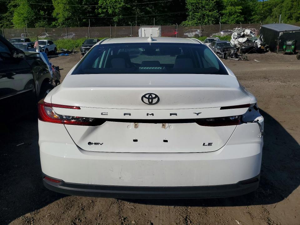 2025 Toyota Camry VIN 4T1DAACK0SU520983 COPART salvage auction — FRONT END, Tx - Salvage Vehicle Title, sold $15,600 on 2026-07-09 (photo 6)