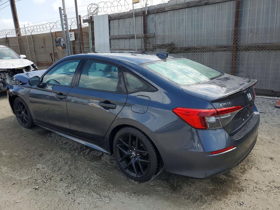 2024 Honda Civic VIN 2HGFE2F51RH519367 COPART salvage auction — FRONT END, Ca - Salvage Certificate, sold $7,000 on 2026-07-02 (photo 2)