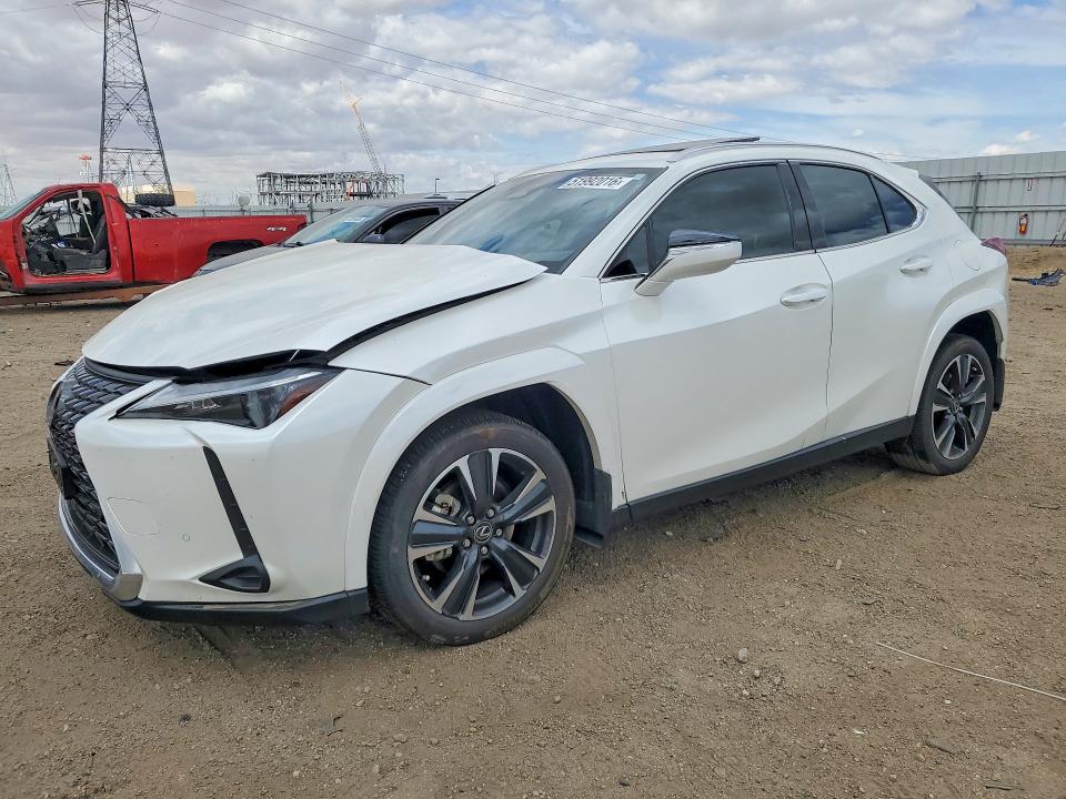 2025 Lexus Ux VIN JTHYBJAH0S2018916 COPART salvage auction — FRONT END, Ca - Salvage Certificate, sold $7,200 on 2026-07-20 (photo 1)