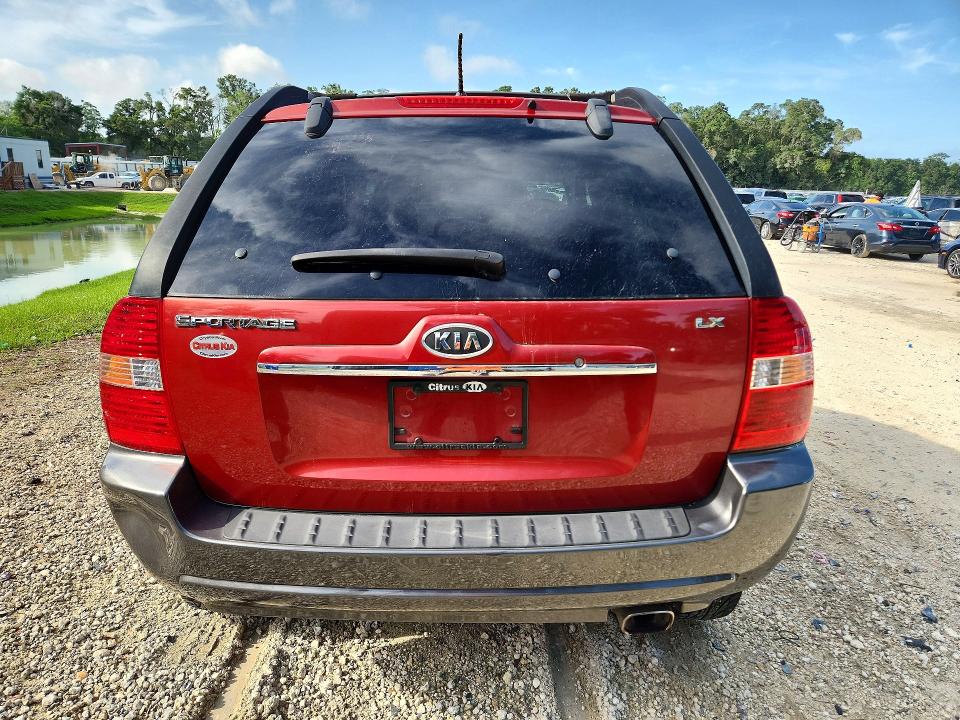2008 Kia Sportage VIN KNDJF724287500062 COPART salvage auction — FRONT END, Fl - Cert Of Title Slvg Rebuildable, sold $975 on 2026-07-14 (photo 6)