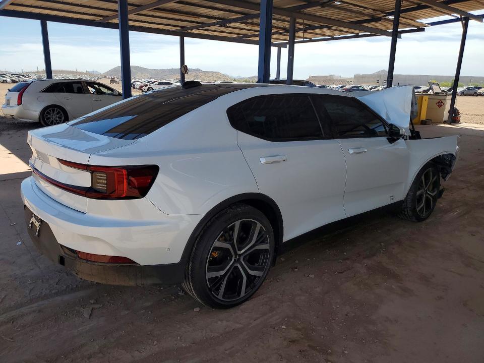 2021 Polestar 2 VIN LPSED3KA1ML008249 COPART salvage auction — FRONT END, ID - SALVAGE CERTIFICATE OF TITLE, sold $2,800 on 2026-08-04 (photo 3)