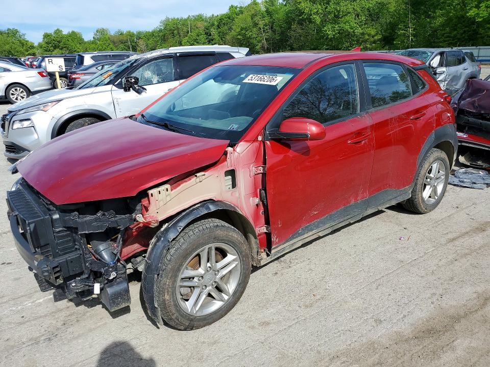 2022 Hyundai Kona VIN KM8K2CAB6NU759901 COPART salvage auction — FRONT END, Pa - Certificate Of Salvage, sold $1,000 on 2026-07-23 (photo 1)