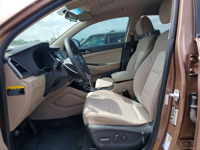 2016 Hyundai VIN KM8J33A47GU180509 COPART salvage auction — FRONT END, Tx - Salvage Vehicle Title, sold $2,200 on 2026-07-13 (photo 7)