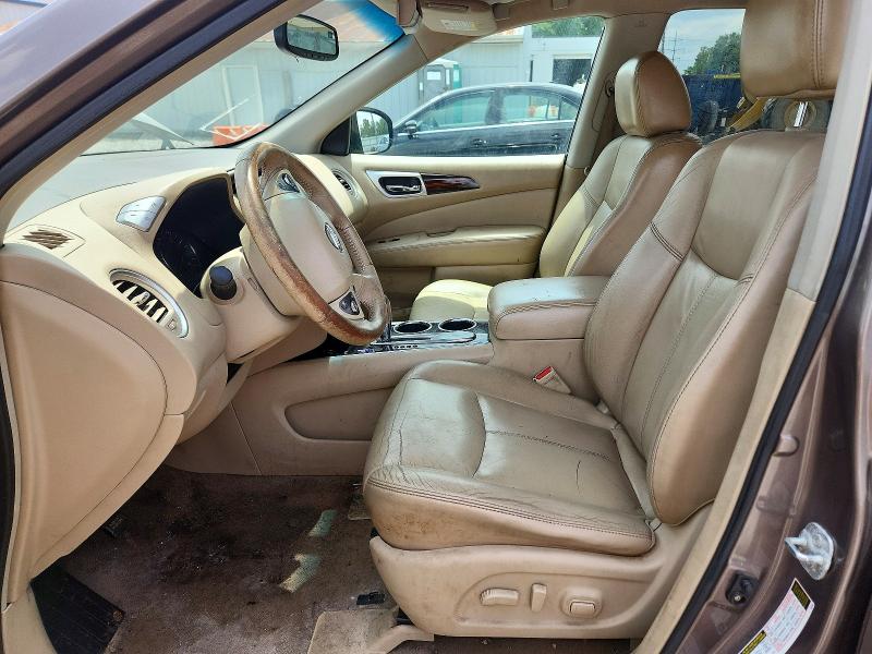 2013 Nissan Pathfinder VIN 5N1AR2MN9DC671288 COPART salvage auction — FRONT END, Oh - Certificate Of Title, sold $500 on 2026-07-02 (photo 7)