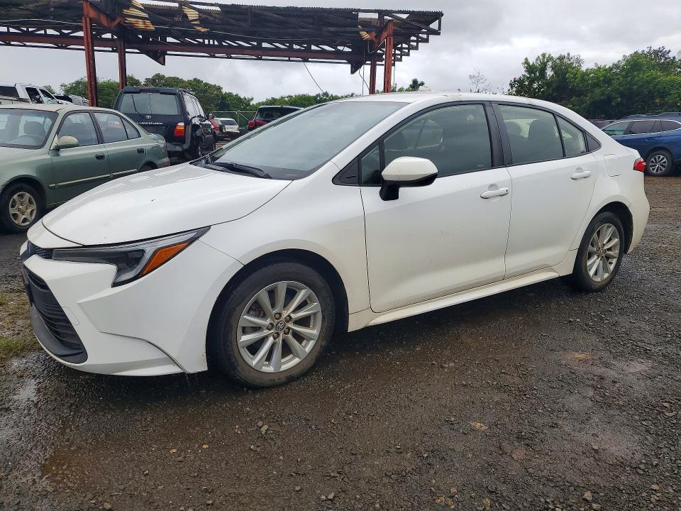 2023 Toyota Corolla VIN JTDBCMFE8P3003635 COPART salvage auction — SIDE, HI - CERTIFICATE OF TITLE, sold $4,000 on 2026-07-27 (photo 1)
