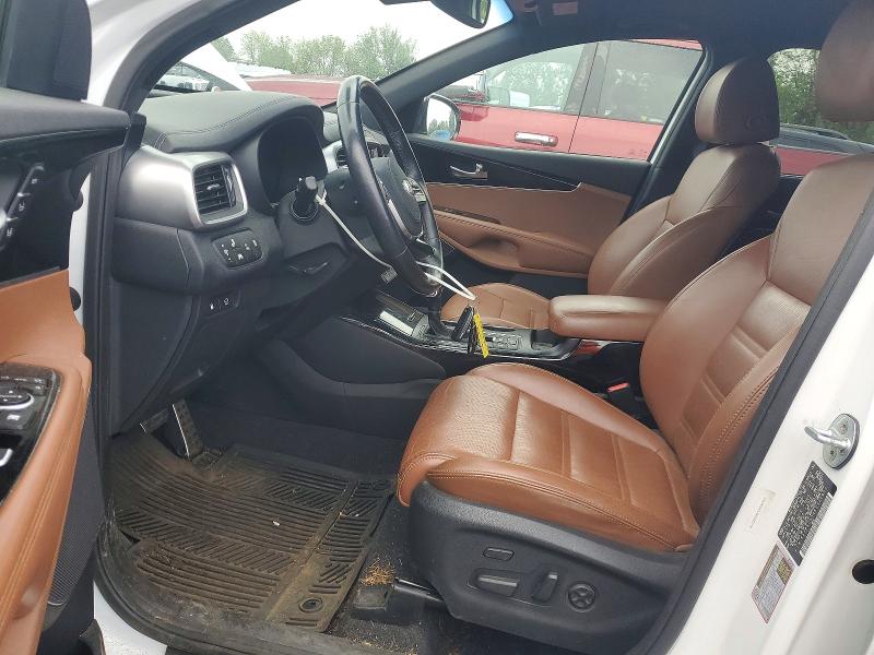 2019 Kia Sorento VIN 5XYPKDA54KG522900 COPART salvage auction — FRONT END, Or - Salvage Title Certificate, sold $4,400 on 2026-07-15 (photo 7)