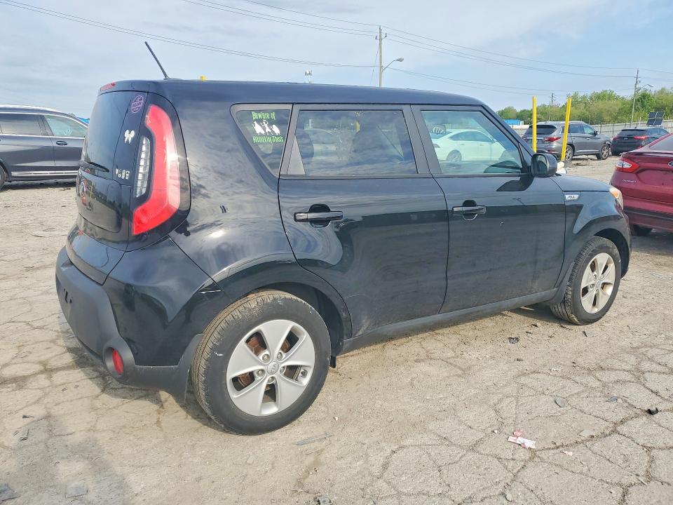 2015 Kia Soul VIN KNDJN2A29F7184257 COPART salvage auction — VANDALISM, In - Certificate Of Title, sold $225 on 2026-07-21 (photo 3)