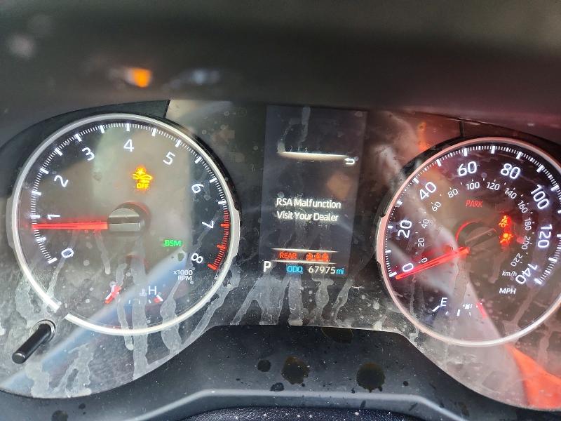 2019 Toyota Rav 4 VIN JTMP1RFV5KD037267 COPART salvage auction — SIDE, Nj - Cert Of Title-Salvage, sold $8,700 on 2026-07-15 (photo 9)