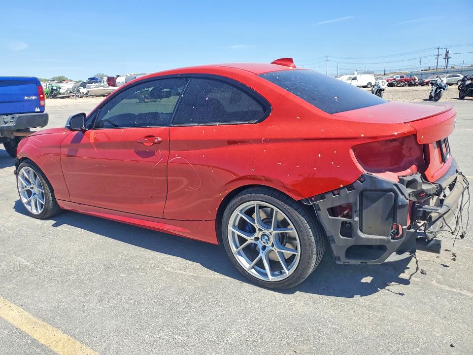 2015 BMW M2 VIN WBA1J7C55FV253972 COPART salvage auction — FRONT END, Id - Salvage Certificate Of Title, sold $7,500 on 2026-08-27 (photo 2)