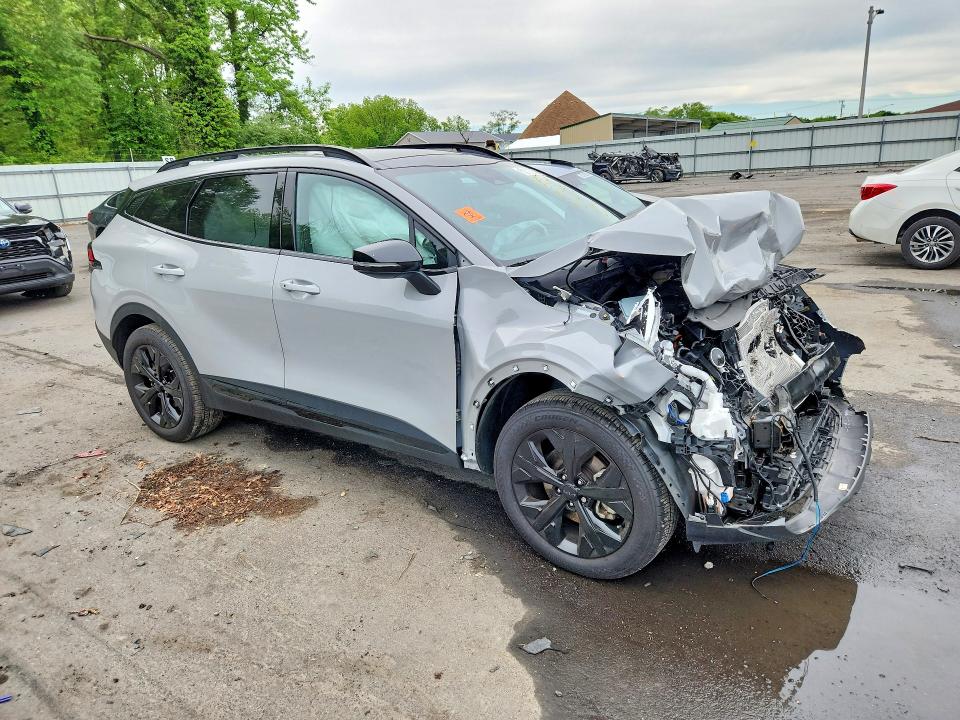 2025 Kia Sportage VIN 5XYK6CDF1SG271217 COPART salvage auction — FRONT END, Nj - Cert Of Title-Salvage, sold $6,600 on 2026-07-14 (photo 4)