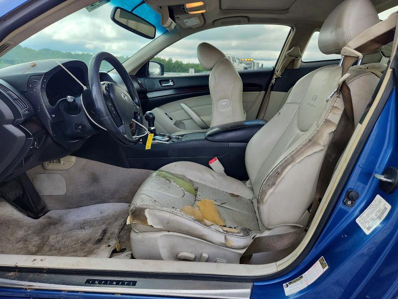2013 Infiniti G VIN JN1CV6EK1DM921527 COPART salvage auction — FRONT END, Tn - Salvage Certificate, sold $1,850 on 2026-07-14 (photo 7)