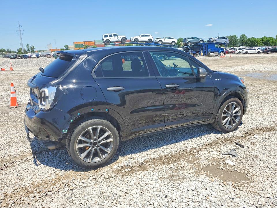 2021 Fiat 500 VIN ZFBNF3C1XMP945130 COPART salvage auction — REAR END, Oh - Cert Of Title-Salvage, sold $2,050 on 2026-07-02 (photo 3)