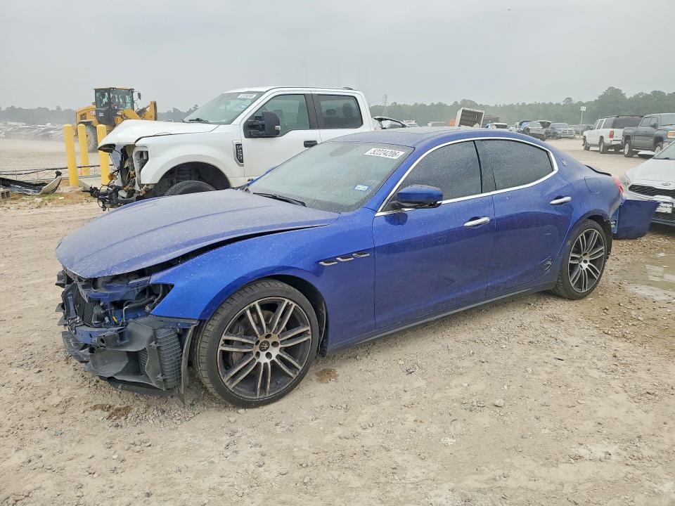 2019 Maserati Ghibli VIN ZAM57XSAXK1311072 COPART salvage auction — FRONT END, Tx - Salvage Vehicle Title, sold $6,700 on 2026-07-31 (photo 1)