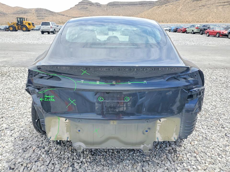 2025 Tesla Model 3 VIN 5YJ3E1EA0SF011168 COPART salvage auction — REAR END, Nv - Salvage Title, sold $13,000 on 2026-07-13 (photo 6)