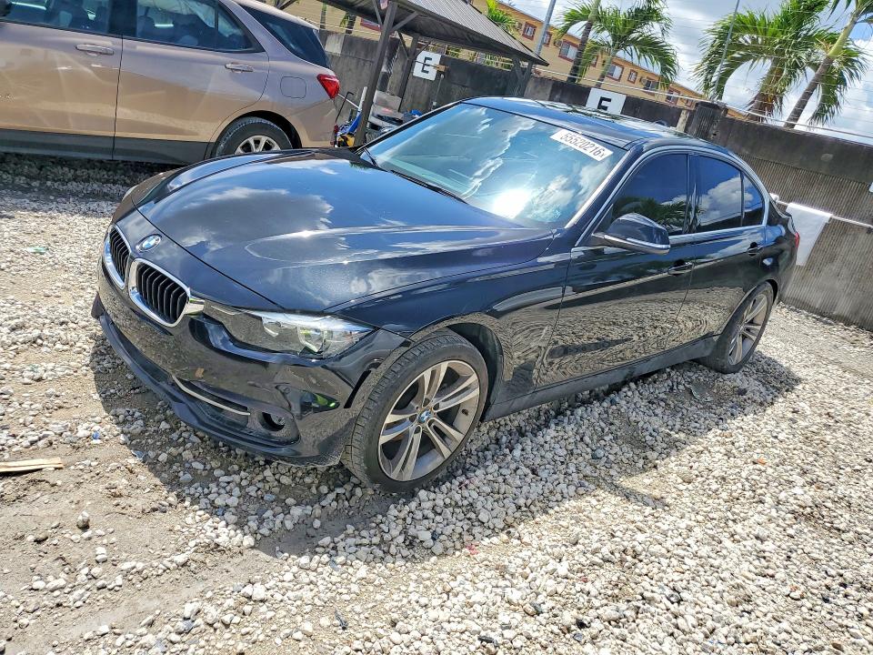 2017 BMW 3 series VIN WBA8B9G56HNU48533 COPART salvage auction — MECHANICAL, FL - CERTIFICATE OF TITLE, sold $1,800 on 2026-07-02 (photo 1)