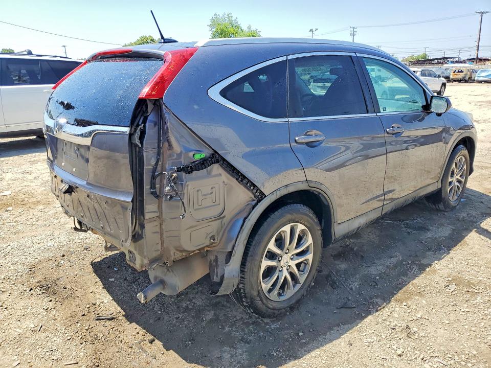 2016 Honda Cr-v VIN 2HKRM3H76GH544420 COPART salvage auction — REAR END, Ca - Salvage Certificate, sold $4,850 on 2026-07-02 (photo 3)