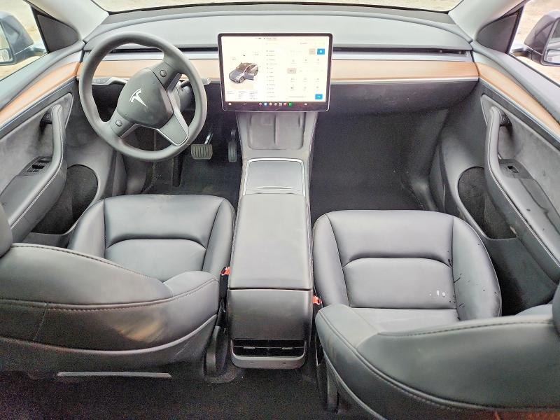 2025 Tesla Model y VIN 7SAYGDED0SF253523 COPART salvage auction — SIDE, Ca - Salvage Certificate, sold $13,600 on 2026-07-24 (photo 8)