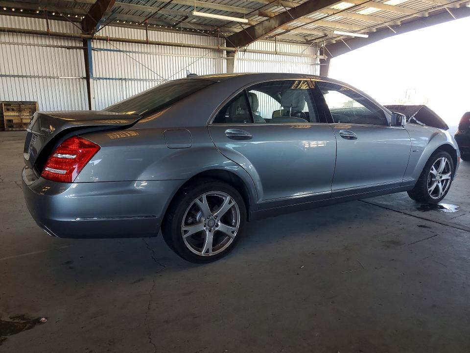 2012 Mercedes-benz S class VIN WDDNG8DB6CA450140 COPART salvage auction — FRONT END, Ca - Salvage Certificate, sold $8,000 on 2026-07-13 (photo 3)